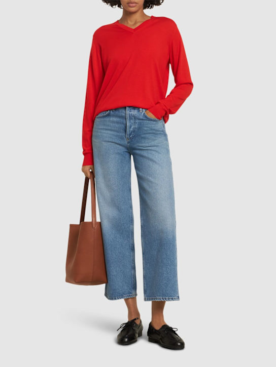 Agolde: PILI Ren high rise straight jeans - women_1 | Luisa Via Roma