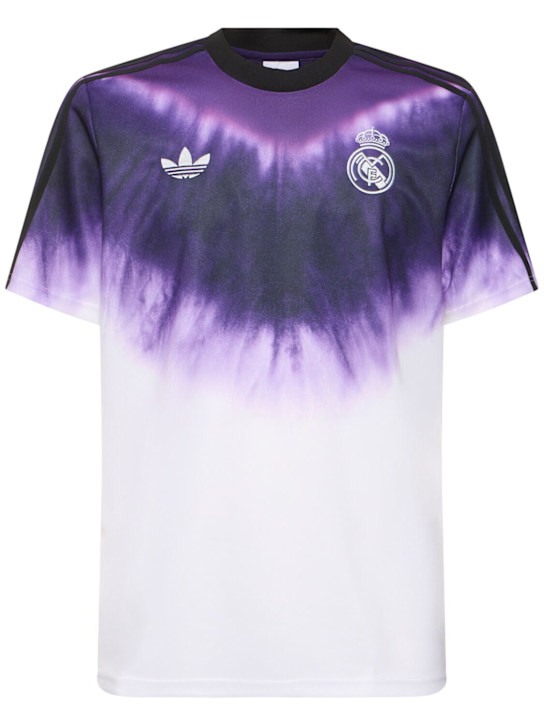 adidas Originals: Real Madrid football jersey - ホワイト/パープル - men_0 | Luisa Via Roma