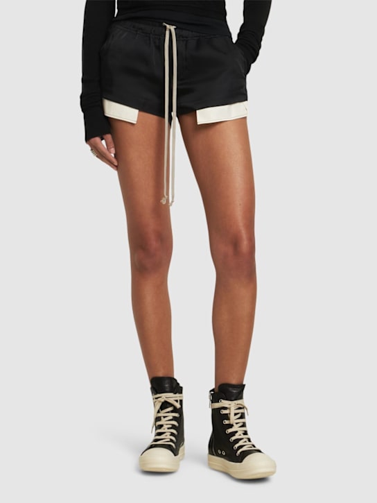 Rick Owens: Leather sneakers - women_1 | Luisa Via Roma