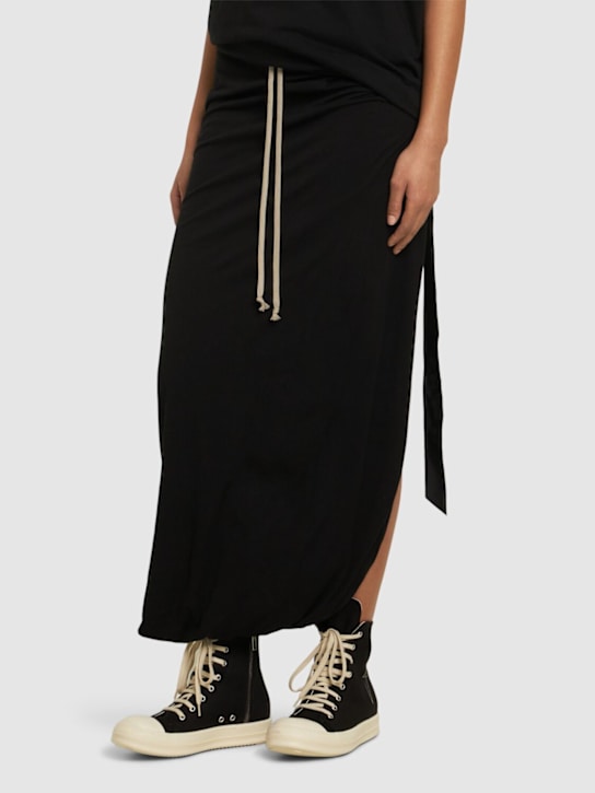 Rick Owens DRKSHDW: Vintage denim sneakers - women_1 | Luisa Via Roma