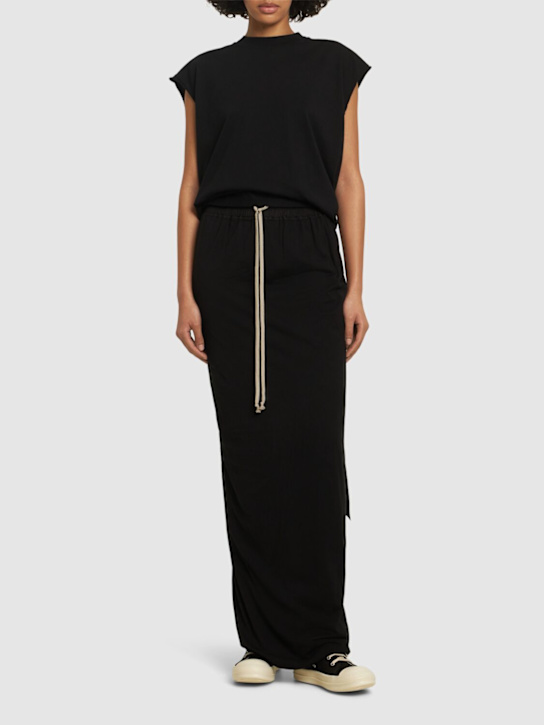 Pillar cotton long skirt - Thumbnail 2