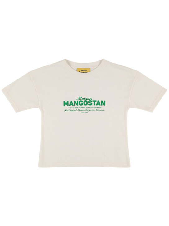 Maison Mangostan: オーガニックコットンTシャツ - kids-boys_0 | Luisa Via Roma