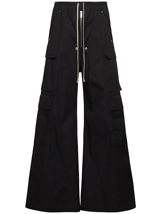 Rick Owens: Cargobelas cotton pants - Black - men_0 | Luisa Via Roma