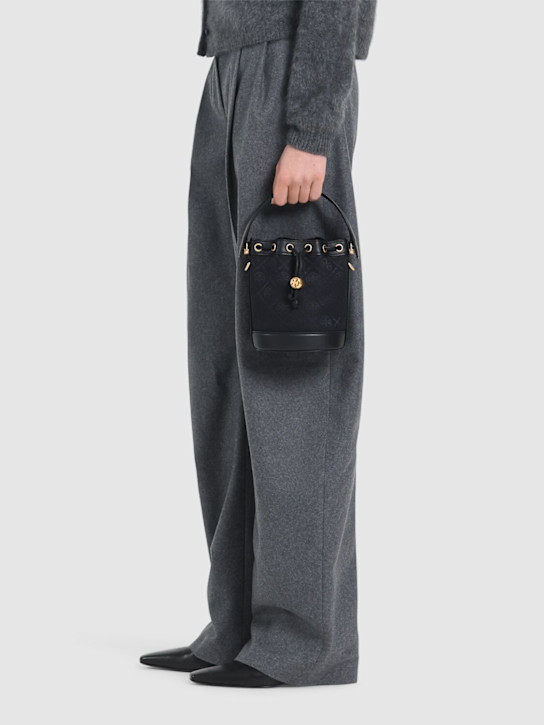 Tory Burch: Mini T Monogram bucket bag - women_1 | Luisa Via Roma