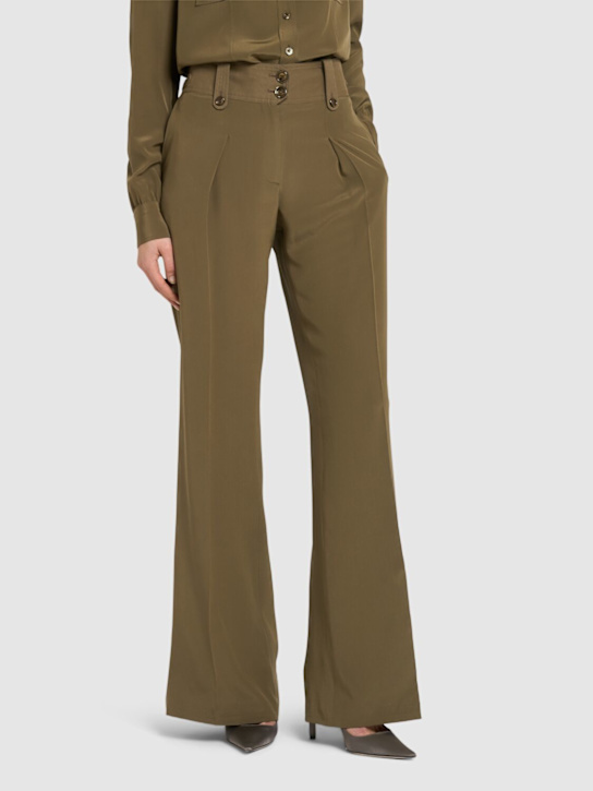 Tom Ford: 105mm Betty satin pumps - Graphite - women_1 | Luisa Via Roma