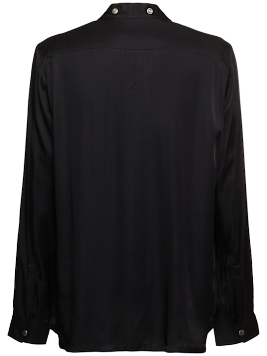 Rick Owens: Fogpocket shirt - Black - men_3 | Luisa Via Roma