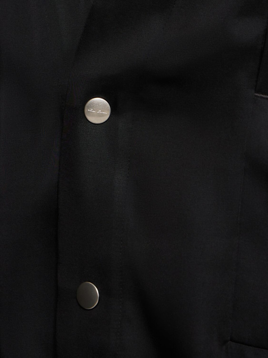 Rick Owens: Fogpocket shirt - Black - men_4 | Luisa Via Roma