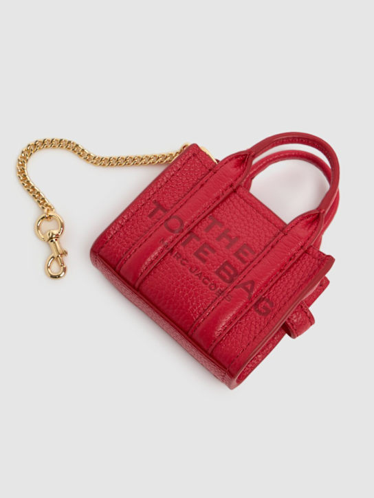Marc Jacobs: The Nano Tote leather bag - Red - women_1 | Luisa Via Roma