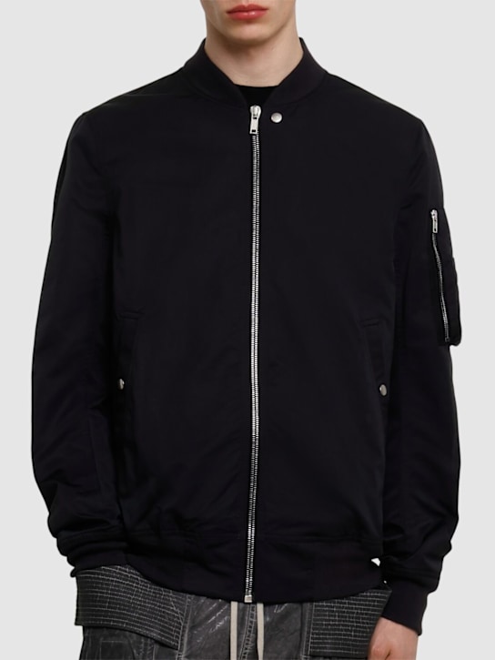 Rick Owens DRKSHDW: Classic flight bomber jacket - Black - men_2 | Luisa Via Roma