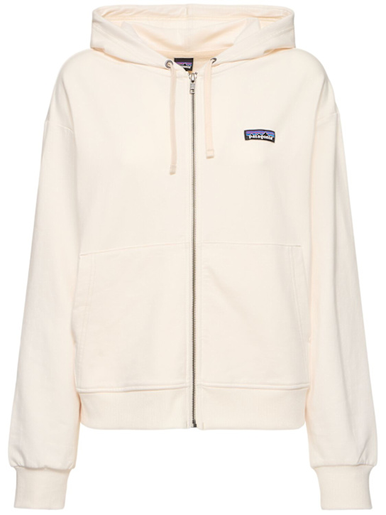 Patagonia: Ahnya cotton blend zip hoodie - women_0 | Luisa Via Roma