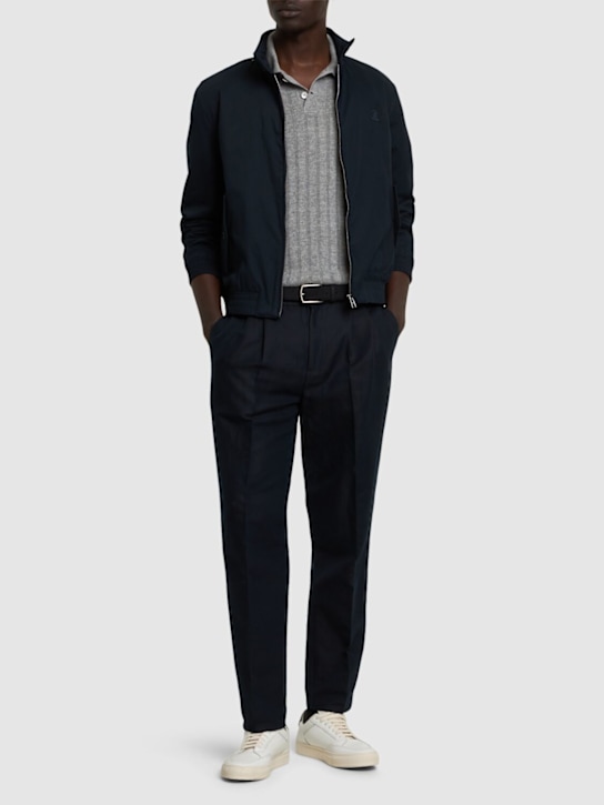 Boss: Giacca Coiner in misto cotone - Blu Scuro - men_1 | Luisa Via Roma