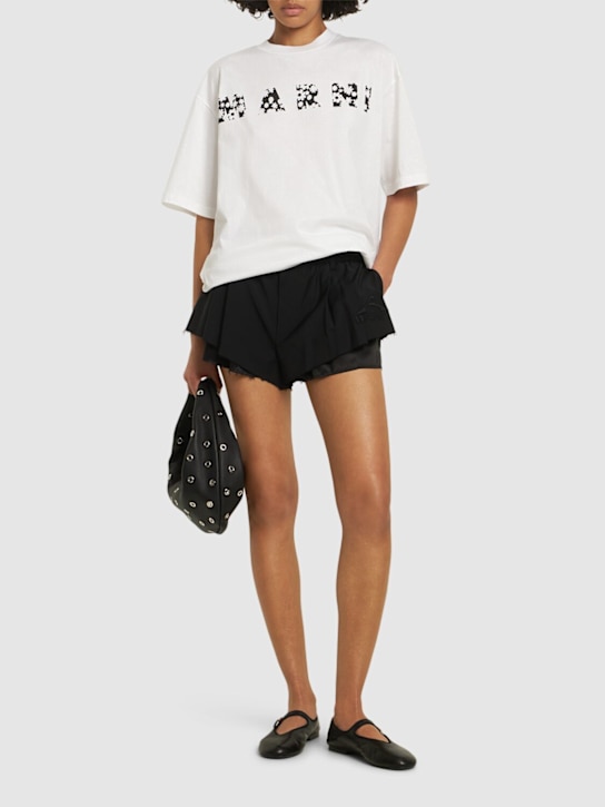Logo print cotton jersey t-shirt - Thumbnail 2