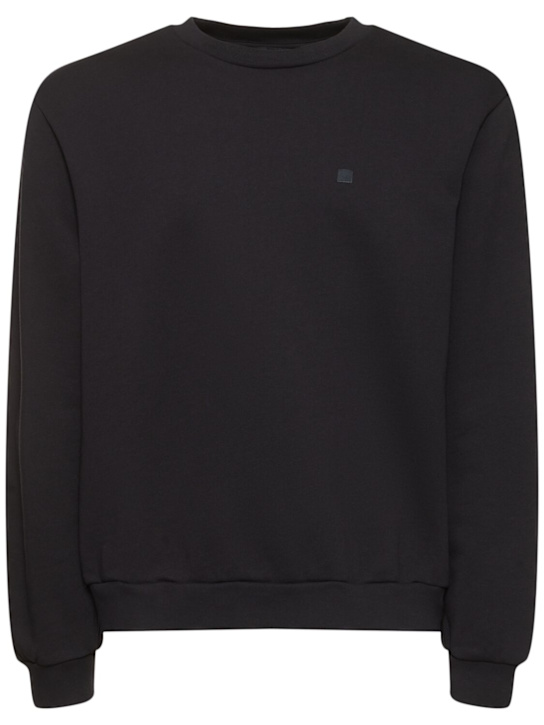 Acne Studios: Fahira Face crewneck sweatshirt - men_0 | Luisa Via Roma