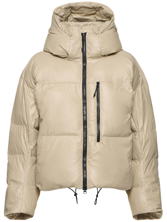 adidas By Stella McCartney: Short recycled tech puffer jacket - women_0 | Luisa Via Roma