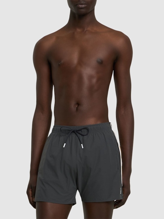 Boss: Logo boxer swim shorts - men_1 | Luisa Via Roma
