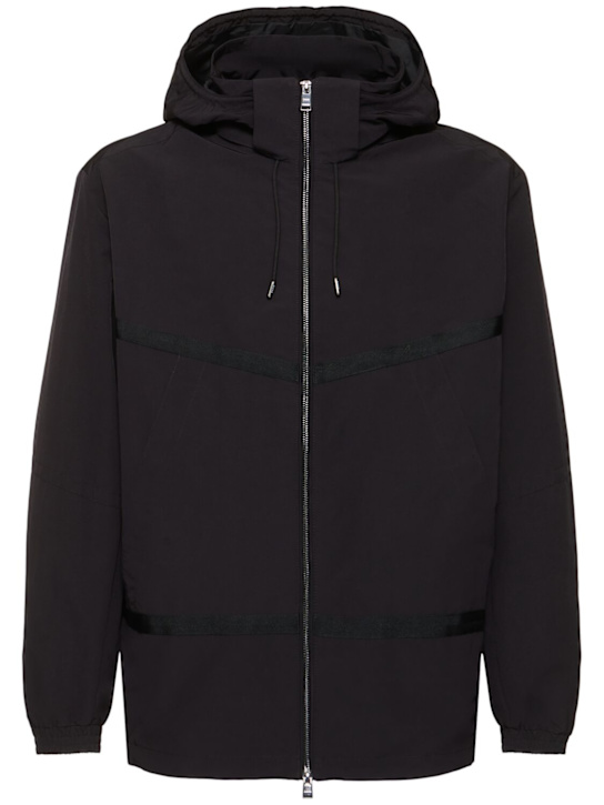 Boss: Cevento hooded nylon jacket - men_0 | Luisa Via Roma