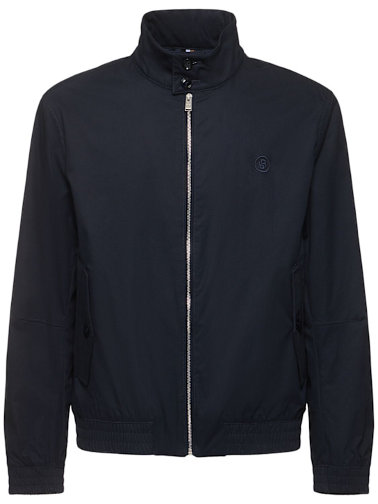 Boss: Giacca Coiner in misto cotone - Blu Scuro - men_0 | Luisa Via Roma