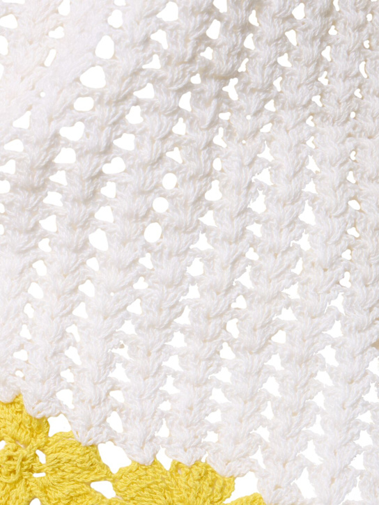 Harago: Crochet cotton s/s shirt - White - men_4 | Luisa Via Roma