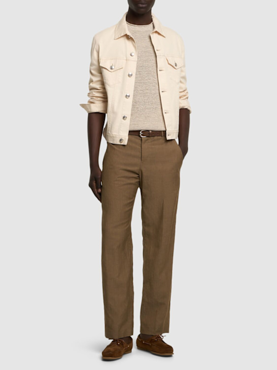 PT Torino: Michael リラックスウール＆リネンパンツ - men_1 | Luisa Via Roma