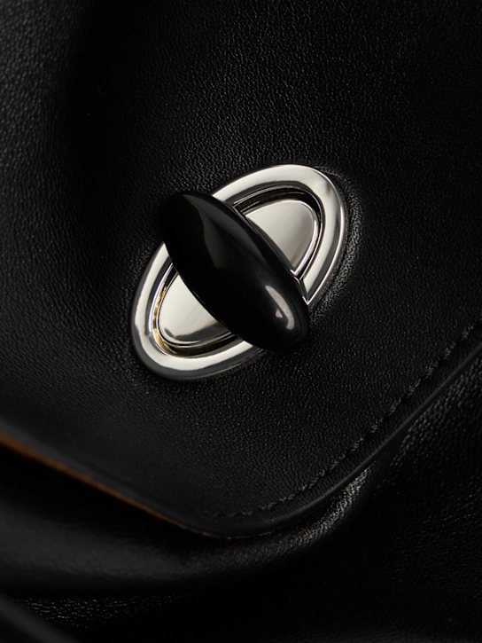 Christopher Esber: Turnlock leather shoulder bag - Black - women_3 | Luisa Via Roma