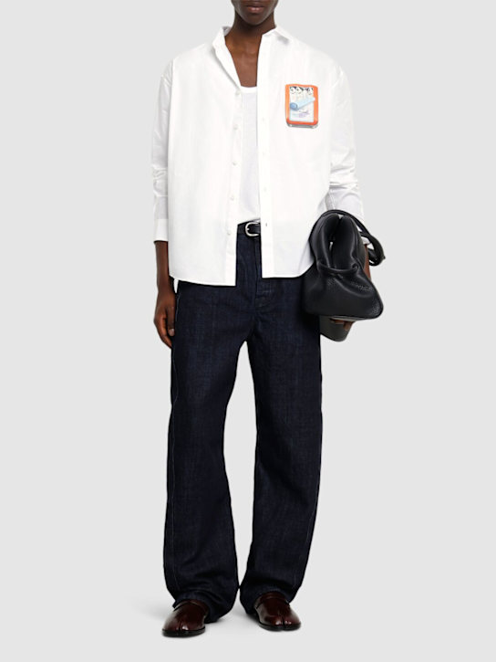 Jacquemus: La chemise simon cotton shirt - Boite Sardines - men_1 | Luisa Via Roma