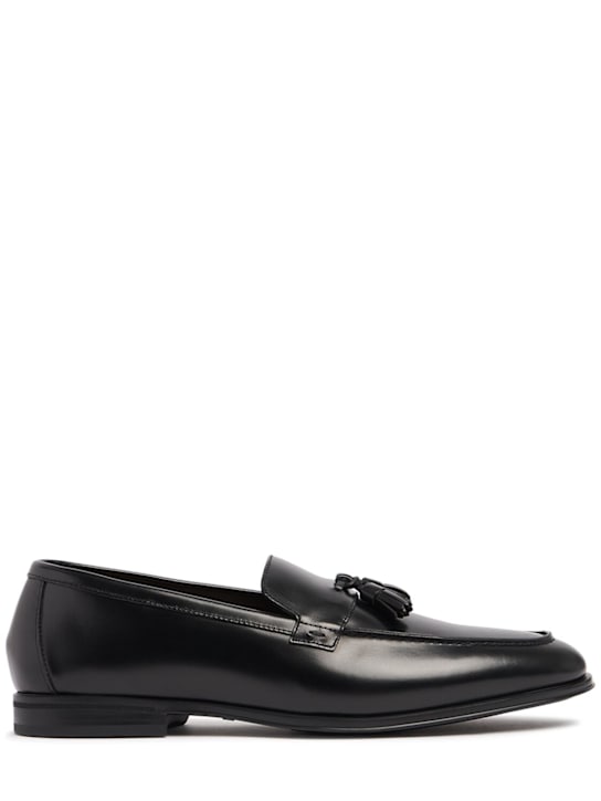 Doucal's: Tassel Adler leather loafers - men_0 | Luisa Via Roma