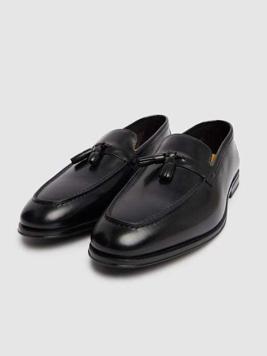 Doucal's: Tassel Adler leather loafers - men_1 | Luisa Via Roma