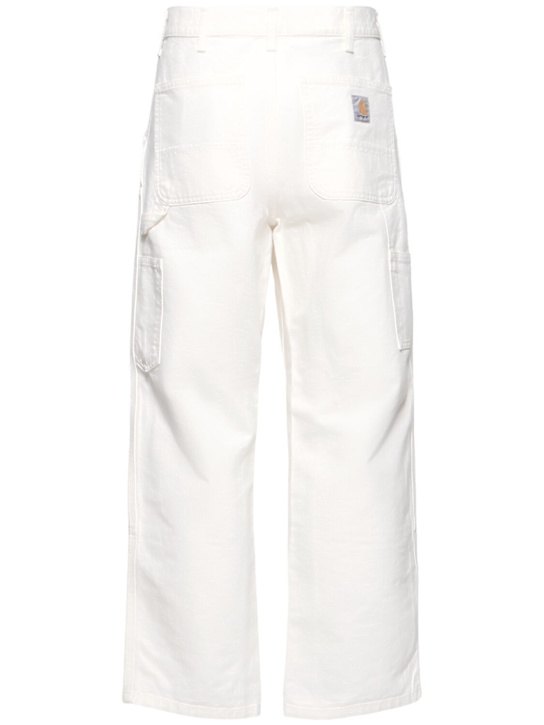 Carhartt WIP: L32 Double knee organic cotton jeans - Wax Rinsed - men_3 | Luisa Via Roma