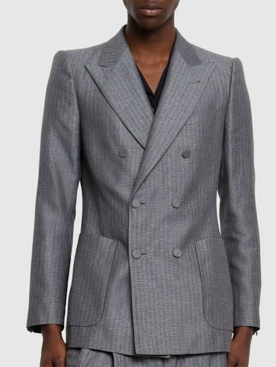 Dries Van Noten: Bryce double breast blazer - Raf - men_2 | Luisa Via Roma