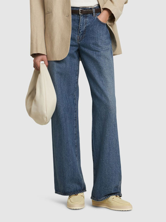 Tod's: 10mm Leather loafers - Beige - women_1 | Luisa Via Roma