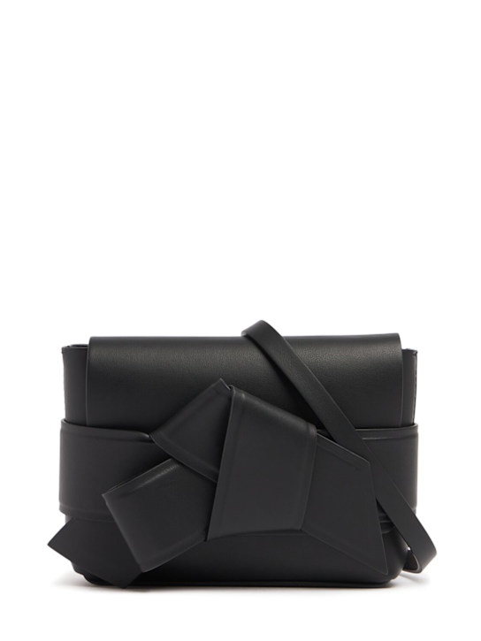 Acne Studios: Mini Musubi crossbody leather bag - women_0 | Luisa Via Roma