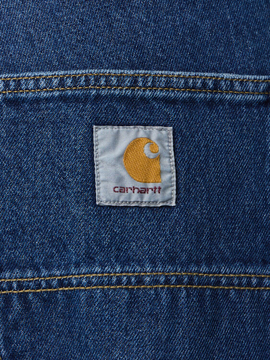 Carhartt WIP: Smith single knee denim jeans - Stone Washed - men_4 | Luisa Via Roma