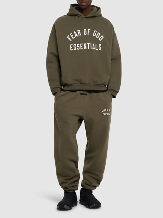 Fear of God ESSENTIALS: Essential cotton blend sweatpants - men_1 | Luisa Via Roma
