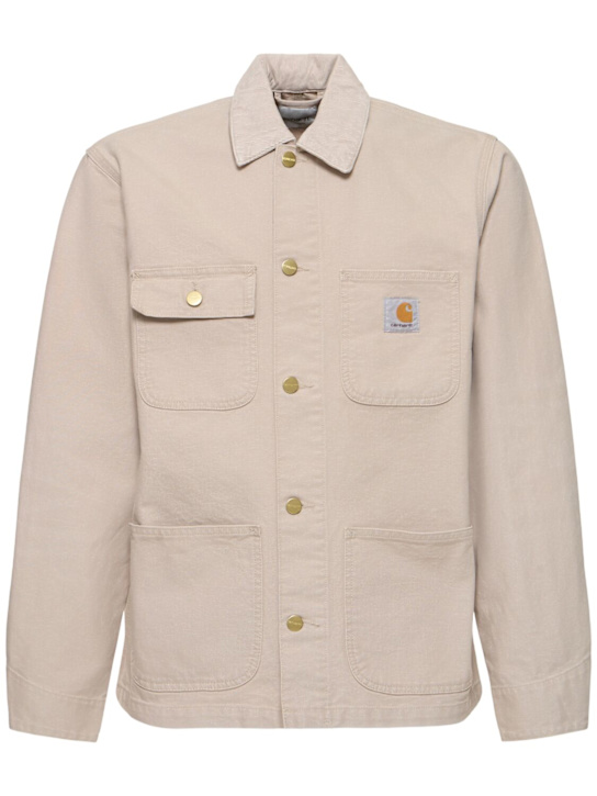 Carhartt WIP: Michigan cotton canvas jacket - men_0 | Luisa Via Roma