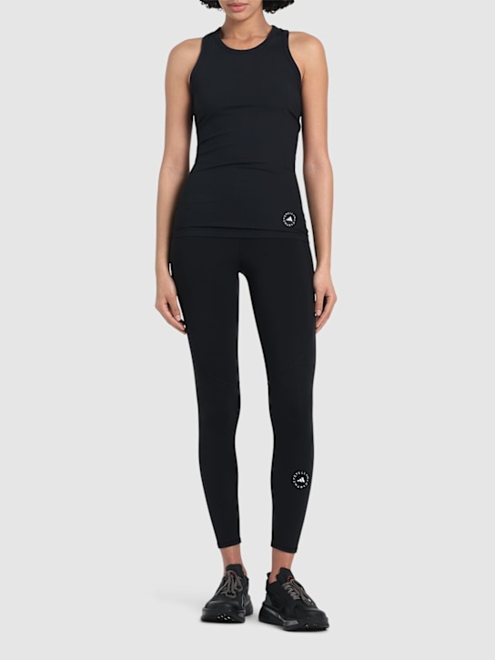 adidas By Stella McCartney: Ribbed tank top - women_1 | Luisa Via Roma