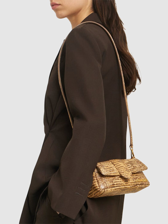 Jacquemus: Le Petit Bambimou leather shoulder bag - women_1 | Luisa Via Roma