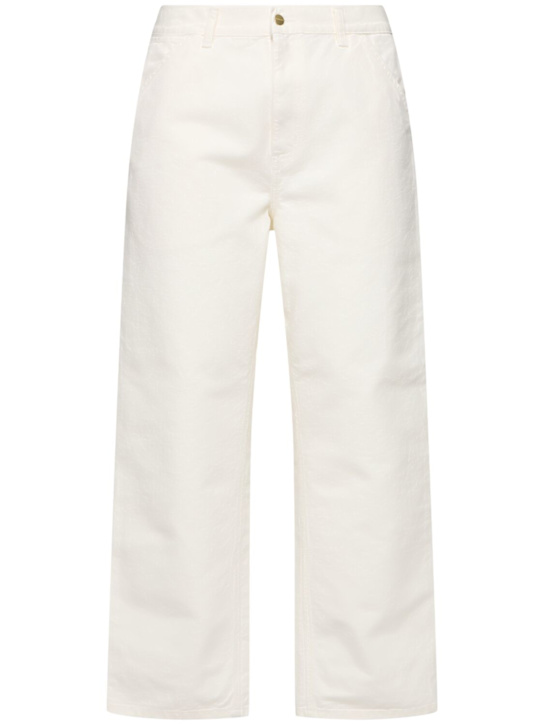 Carhartt WIP: Single-knee Dearborn denim jeans - Wax Rinsed - men_0 | Luisa Via Roma