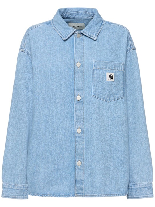 Carhartt WIP: Alta denim shirt - women_0 | Luisa Via Roma