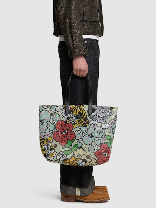 Kenzo Paris: Verdy large mesh tote bag - men_1 | Luisa Via Roma