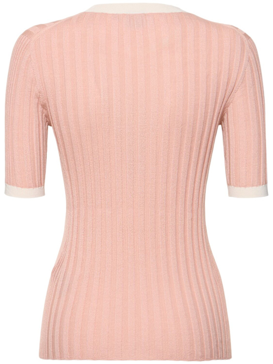 Alphatauri: Fonele短袖上衣 - Pink Mist - women_3 | Luisa Via Roma