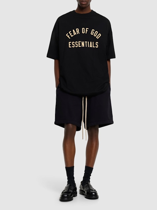 Fear of God ESSENTIALS: Jersey crewneck t-shirt - men_1 | Luisa Via Roma