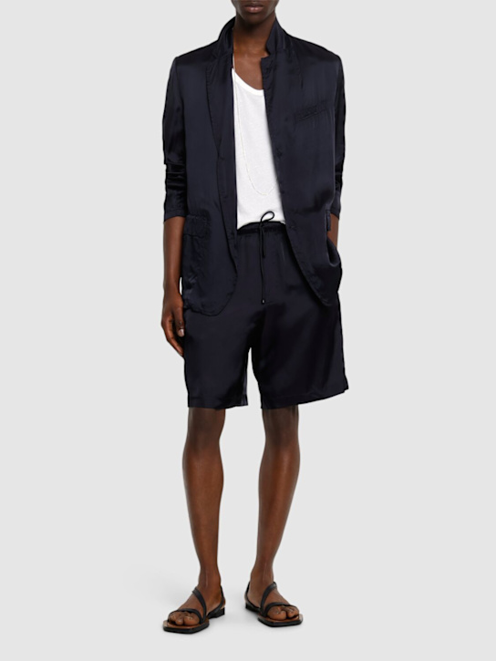 Dries Van Noten: Piperi fluid shorts - men_1 | Luisa Via Roma