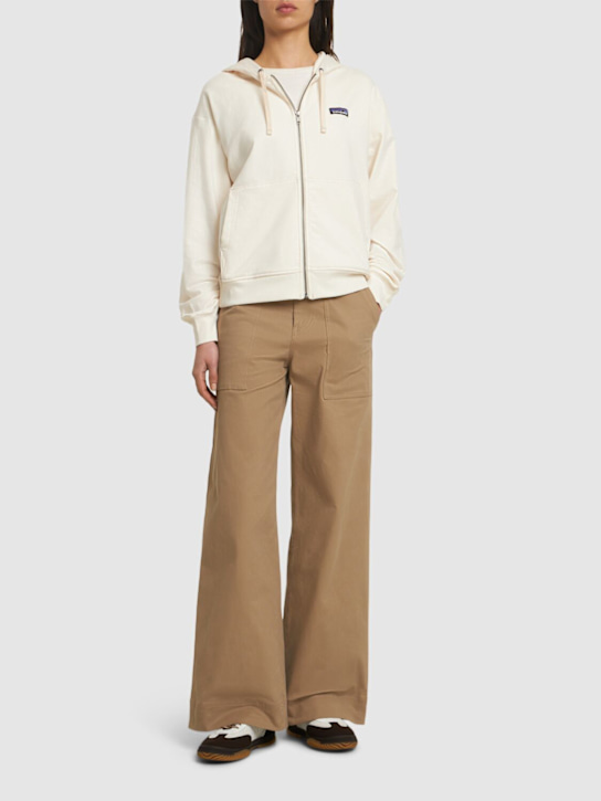 Patagonia: Ahnya cotton blend zip hoodie - women_1 | Luisa Via Roma