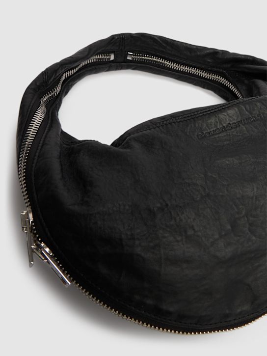 Alexander Wang: Twyst Memory leather top handle bag - Black - women_4 | Luisa Via Roma