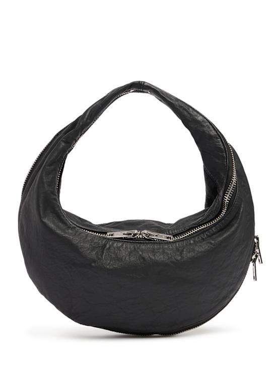 Alexander Wang: Twyst Memory leather top handle bag - Black - women_0 | Luisa Via Roma