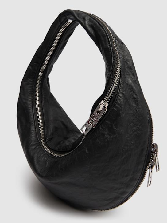 Alexander Wang: Twyst Memory leather top handle bag - Black - women_2 | Luisa Via Roma