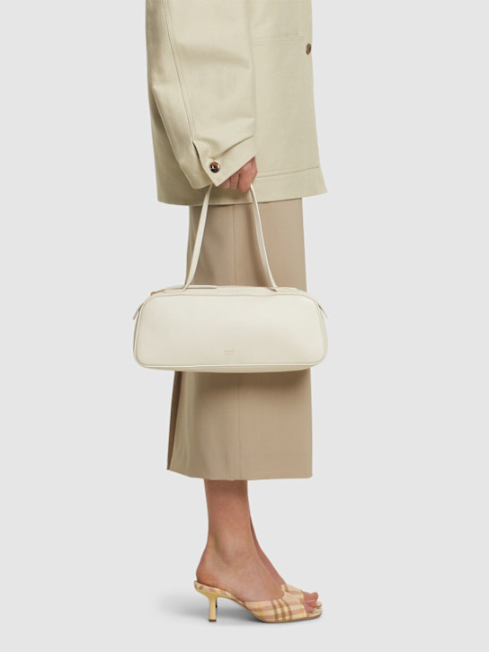 Burberry: Mules de tela 65mm - Teacup Ip Check - women_1 | Luisa Via Roma