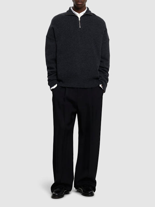 Extreme Cashmere: N235 Hike half-zip sweater - men_1 | Luisa Via Roma