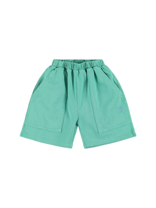 The Campamento: コットンスウェットショートパンツ - kids-boys_0 | Luisa Via Roma