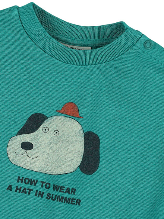 The Campamento: コットンスウェットシャツ - グリーン - kids-boys_1 | Luisa Via Roma